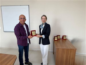 Kimya Bölümü Öğretim Üyelerinin Akademik Başarıları Ödüllendirildi